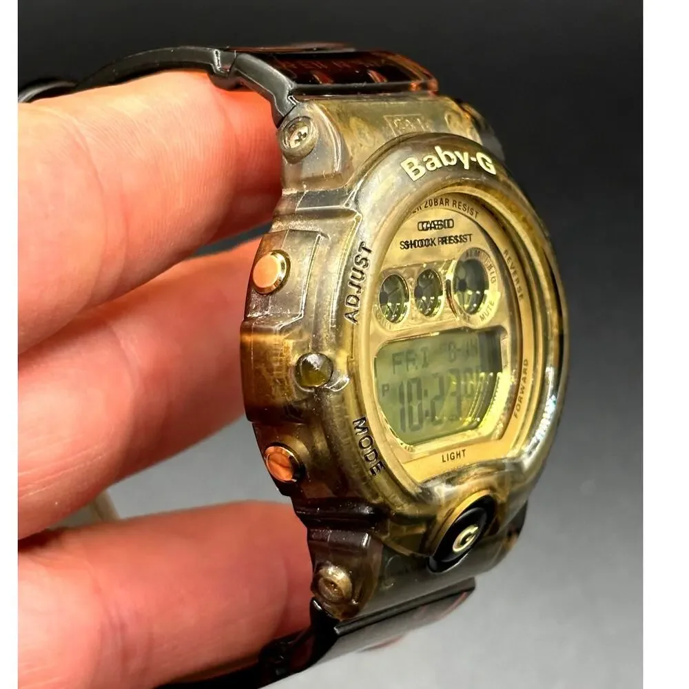 Casio Baby-G BG6901-8 Smoke Gold Digital 200M Vintage Watch